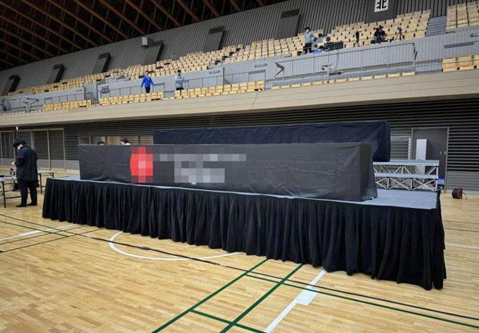 ダンスイベント(ステージ設営)